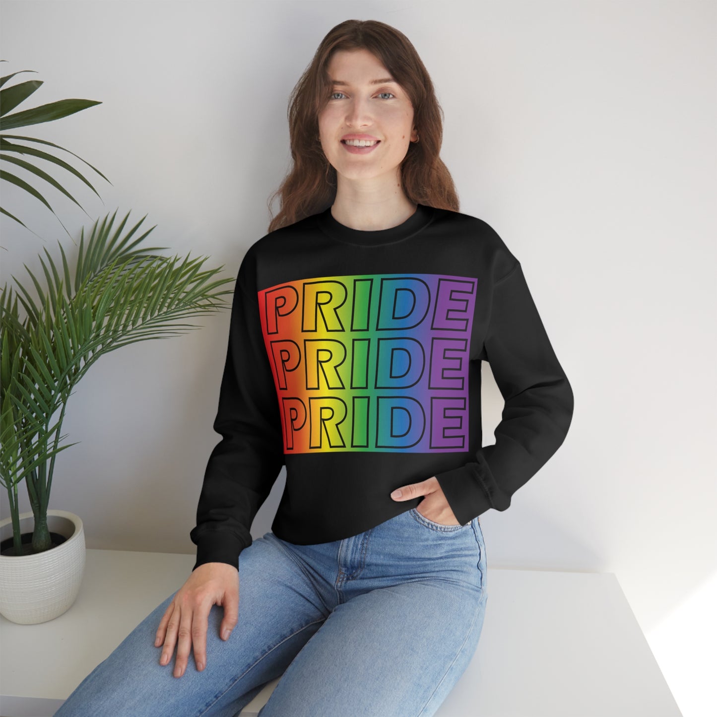 Pride Pride Pride Crewneck Sweatshirt