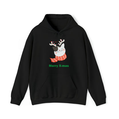 Merry X-mas cat Hoodie