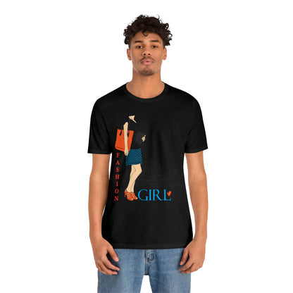 Fashion girl with a bag T-Shirt