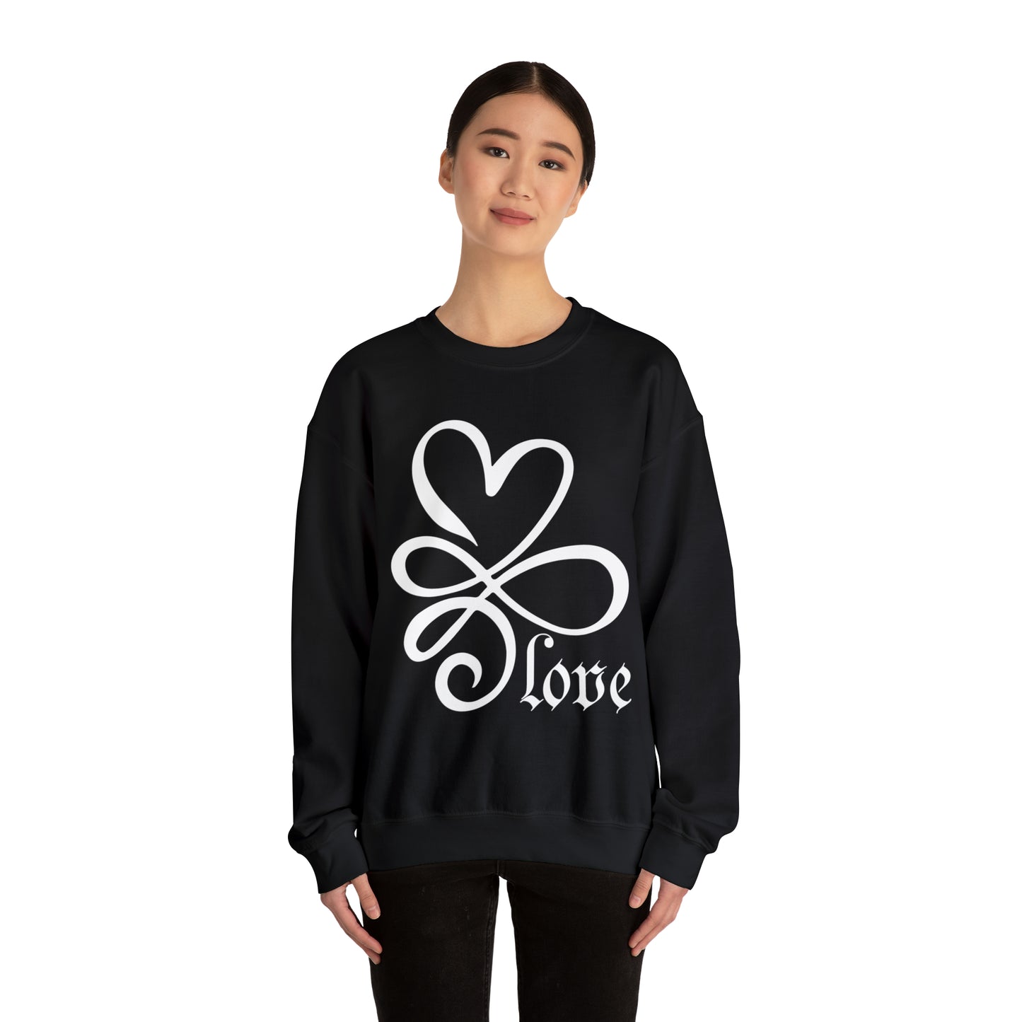 Infinity Heart Crewneck Sweatshirt