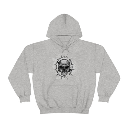 Skull Chain Splatter Hoodie