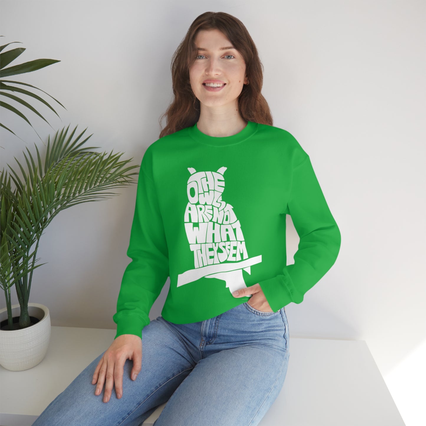 The Owls Are Not What They Seem Crewneck Sweatshirt