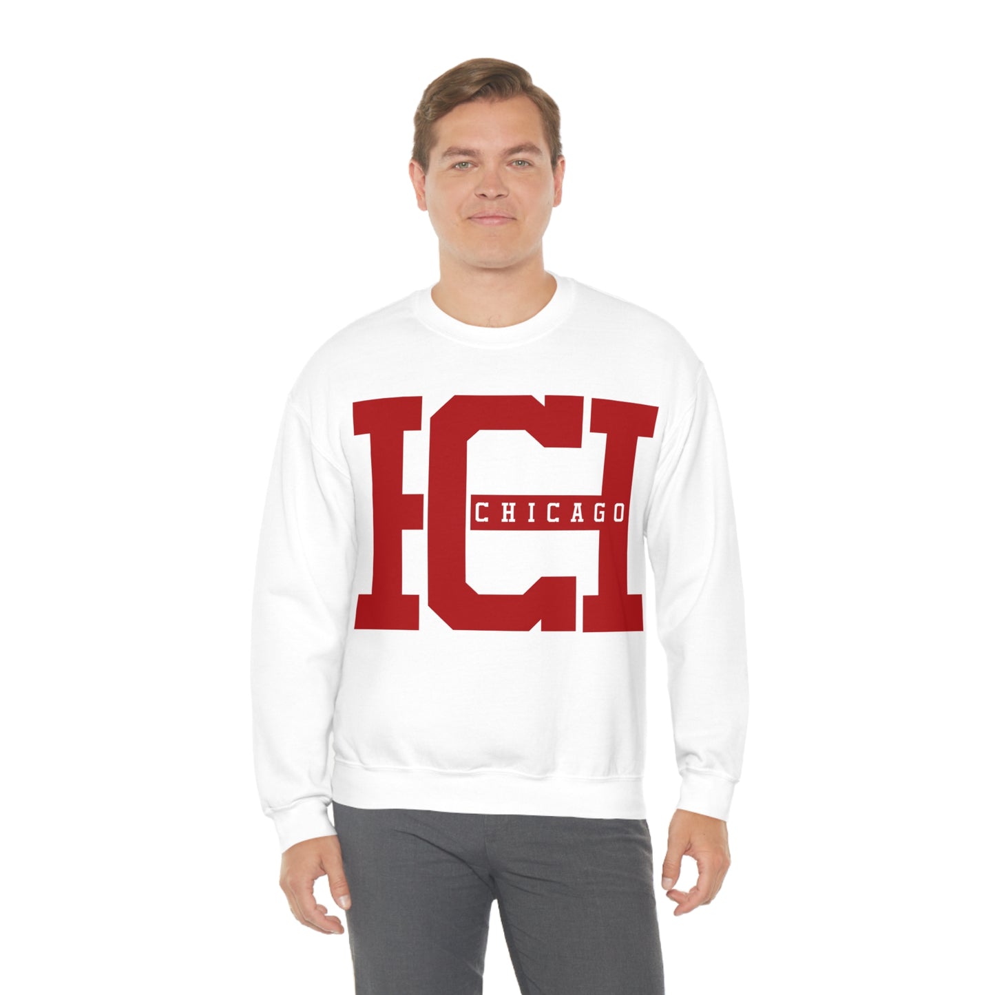 Chicago Tee Crewneck Sweatshirt