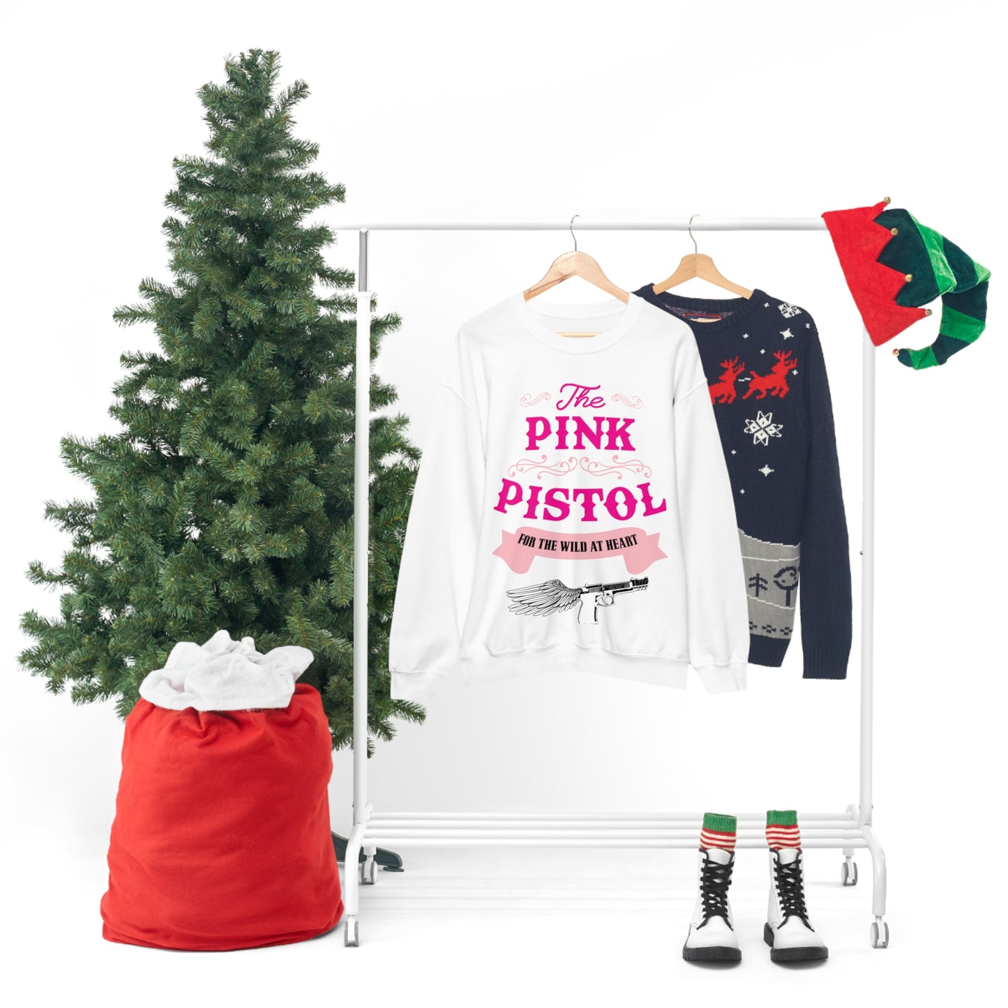 The Pink Pistol Crewneck Sweatshirt