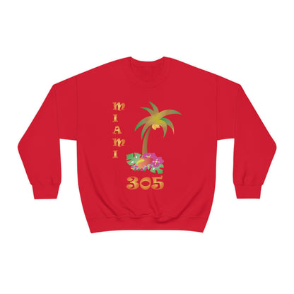 Miami Palm Tree Crewneck Sweatshirt