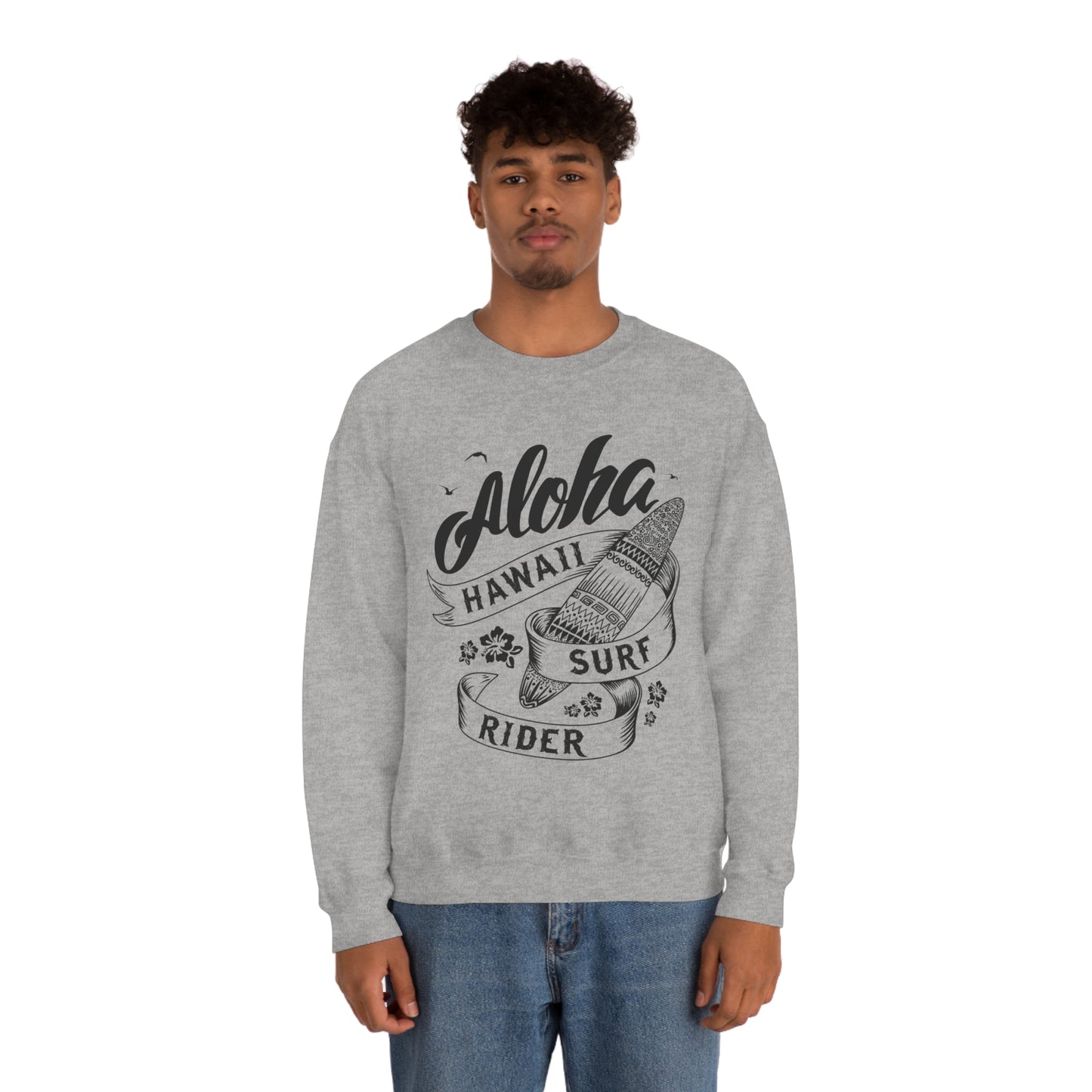 Hawaii Surf Rider Crewneck Sweatshirt