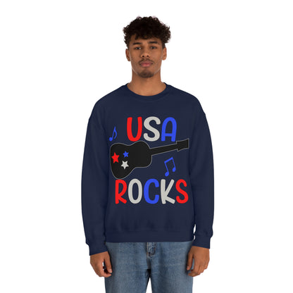 USA-Rocks Crewneck Sweatshirt