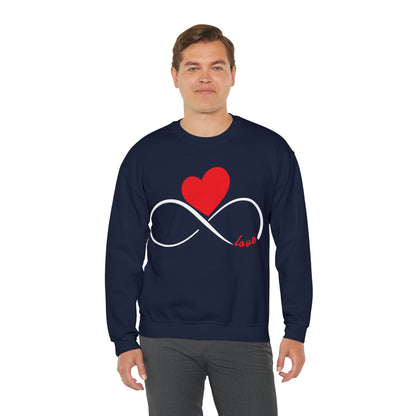 Love Infinity Heart Crewneck Sweatshirt