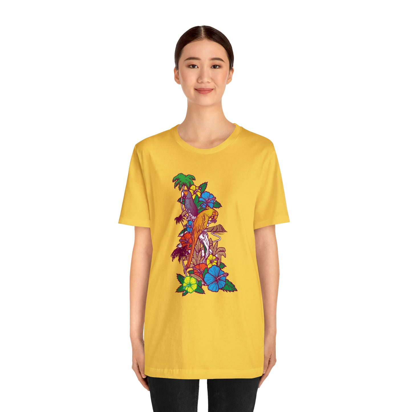 Parrot Jungle Floral T-Shirt