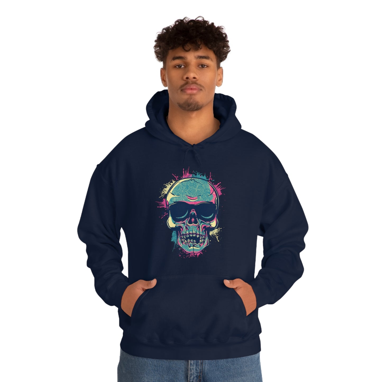 South Beach Skull Hoodie