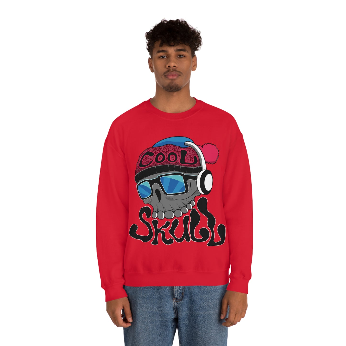 Cool Skull Crewneck Sweatshirt