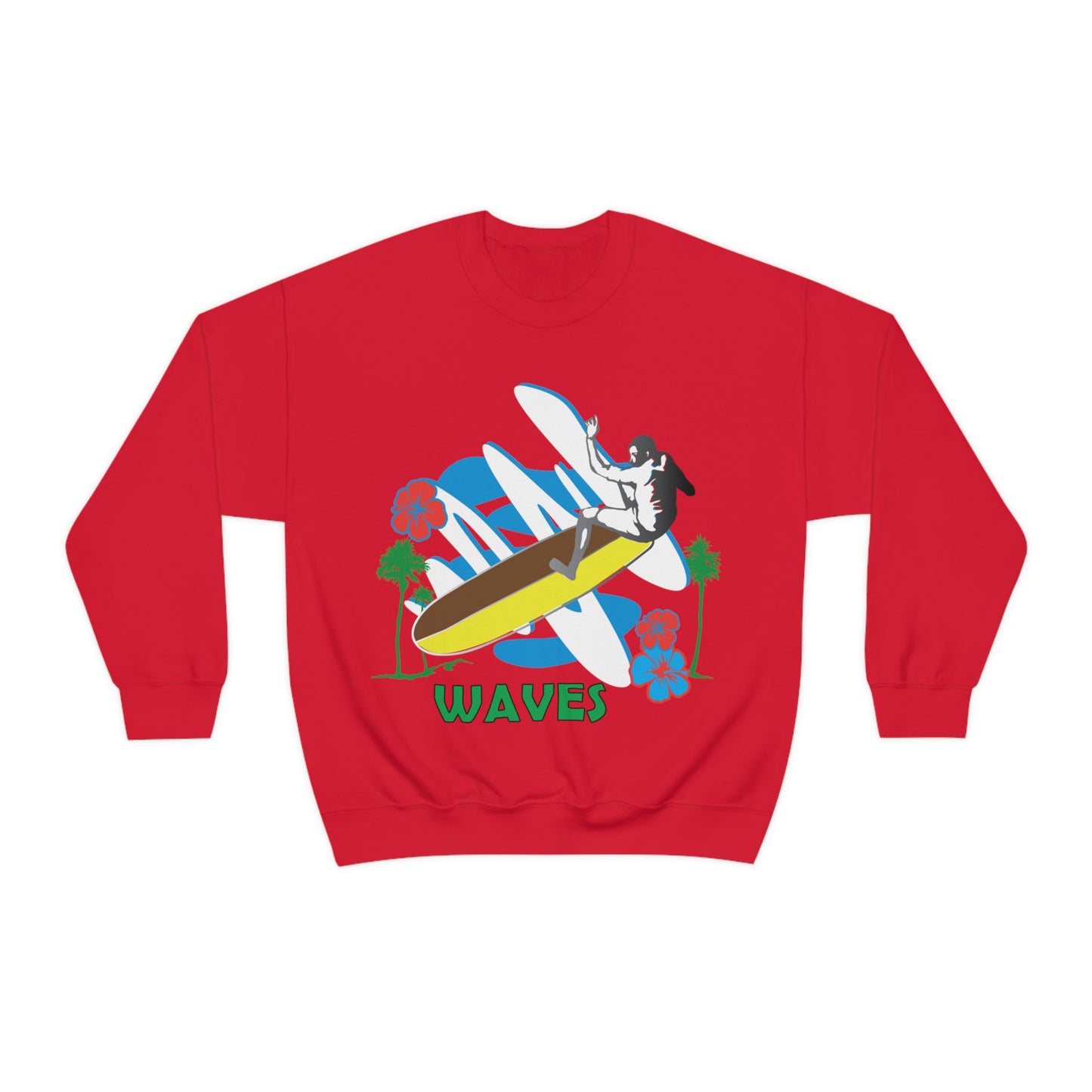 Wave Catching Crewneck Sweatshirt