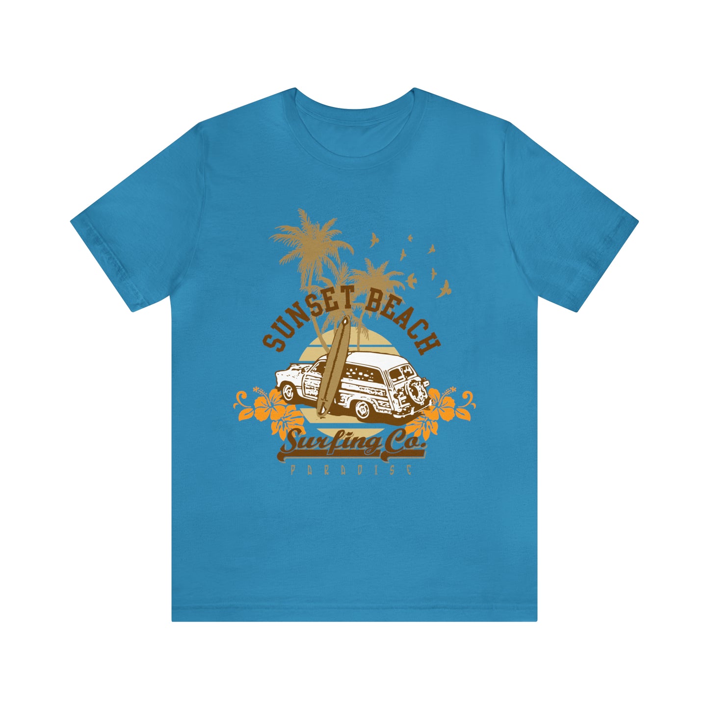 Sunset Beach Surfing Paradise T-Shirt