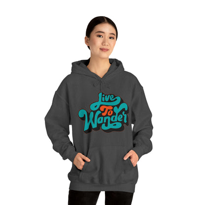 Live to wonder vintage Hoodie