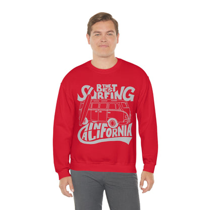 California Best Surfing Crewneck Sweatshirt