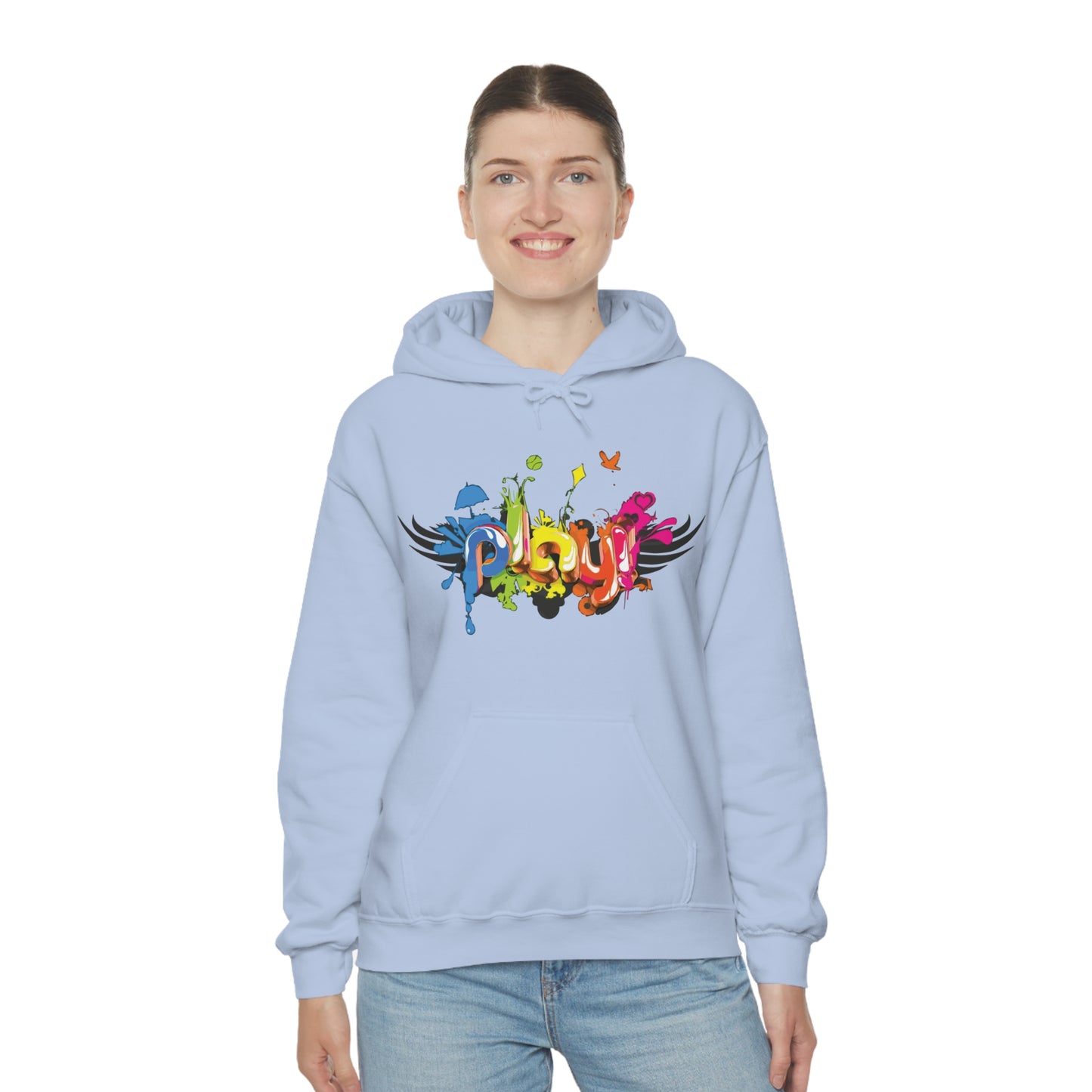 Play colorful graffiti Hoodie