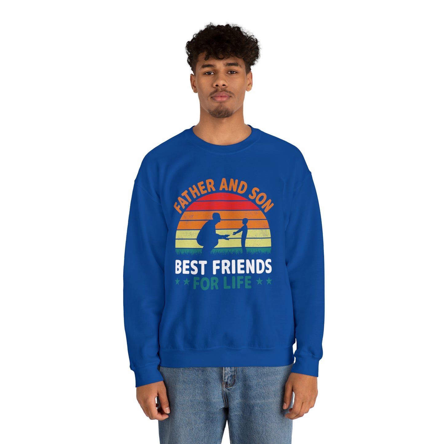 Best friends for life vintage Crewneck Sweatshirt