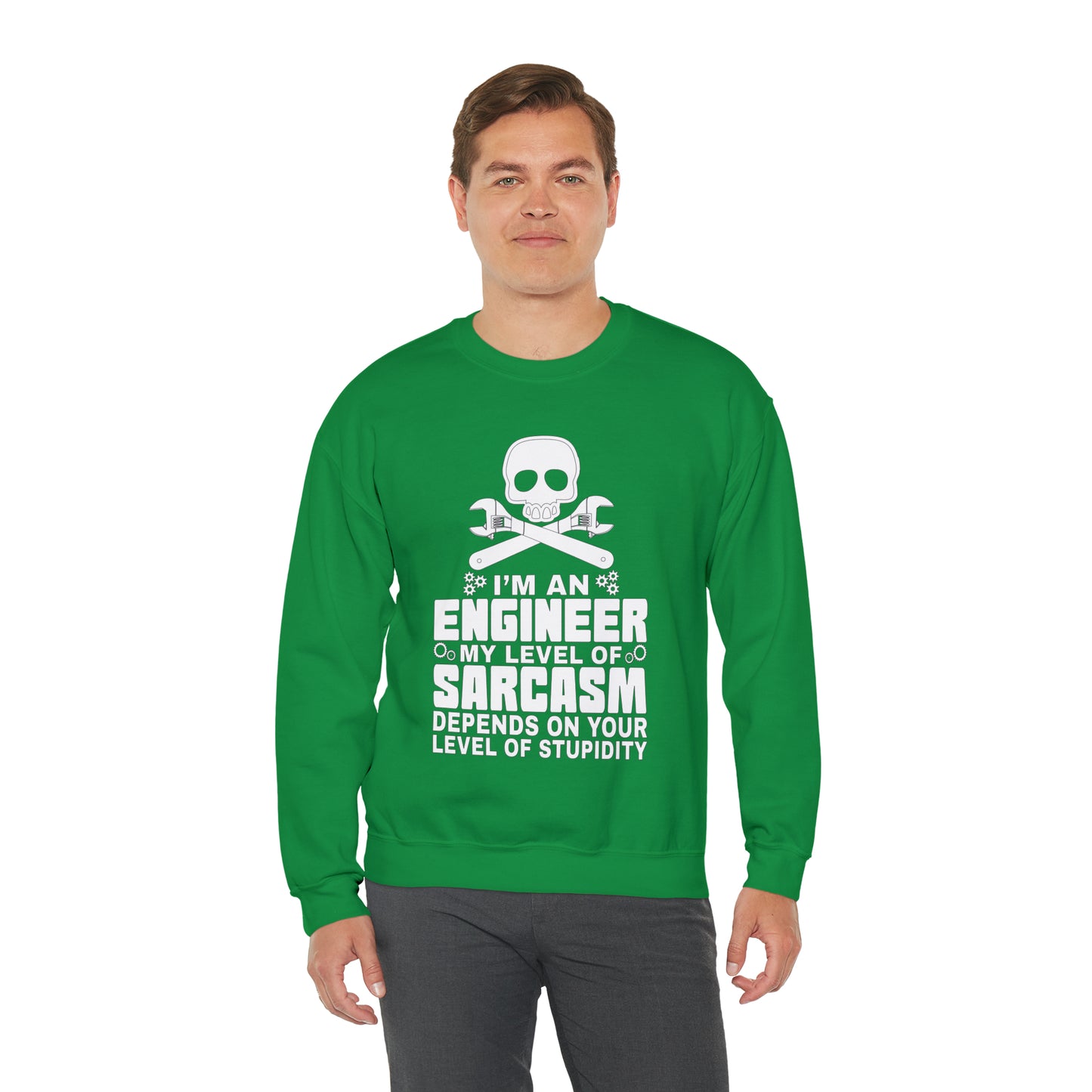 My level of sarcasm depends on you Crewneck Sweatshirt