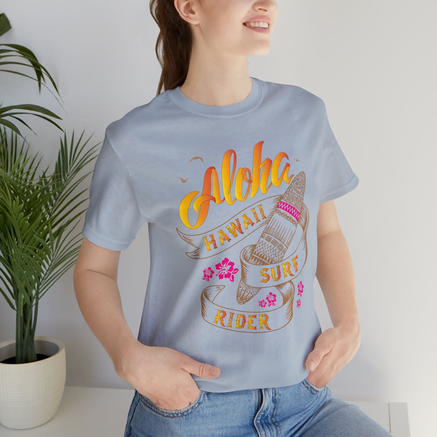 Aloha Hawaii Surf Rider T-Shirt