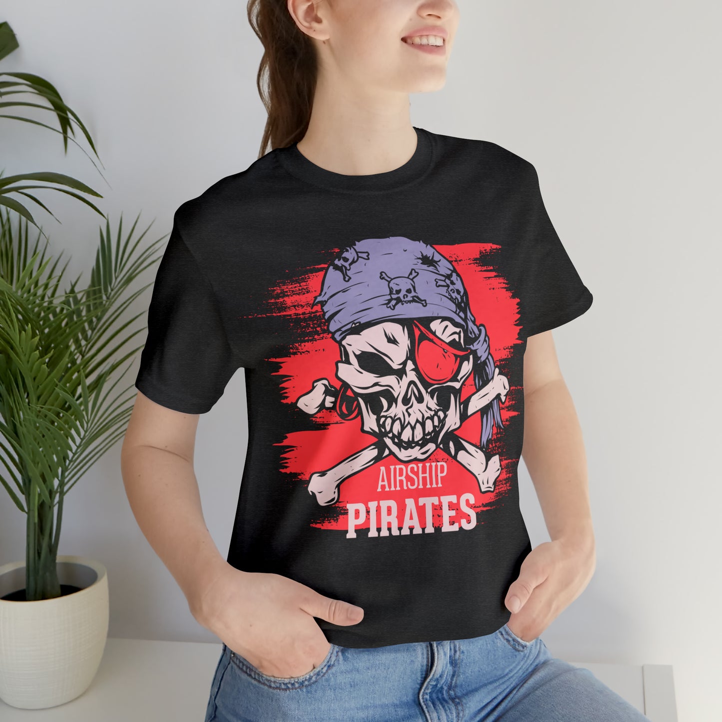 Airship Skull Pirate T-Shirt