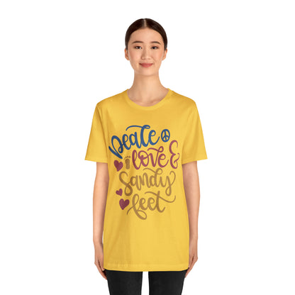 Peace_love_and_sandy_feet T-Shirt