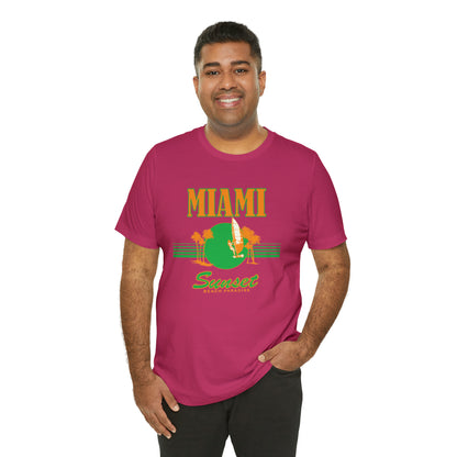 Miami Sunset Beach Paradise T-Shirt