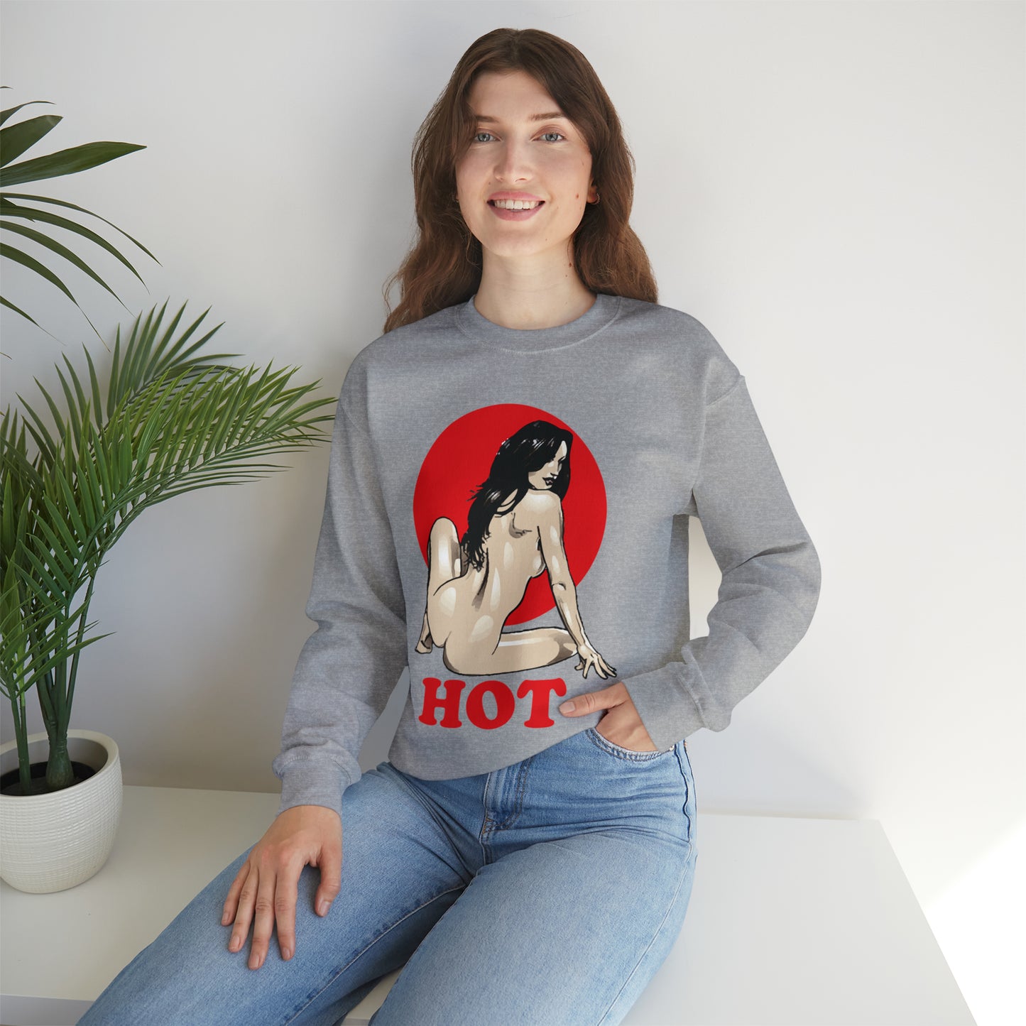 Hot passionate sexy Crewneck Sweatshirt