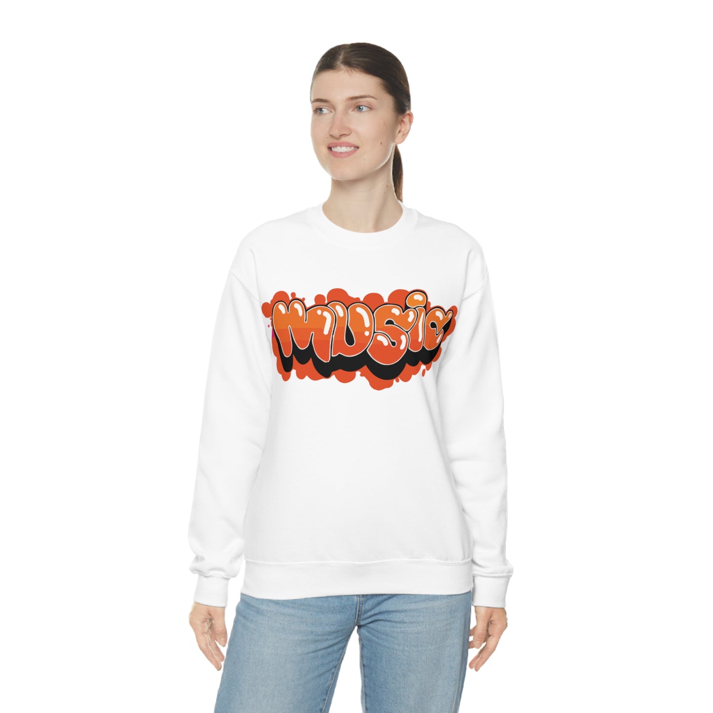 Music graffiti Crewneck Sweatshirt