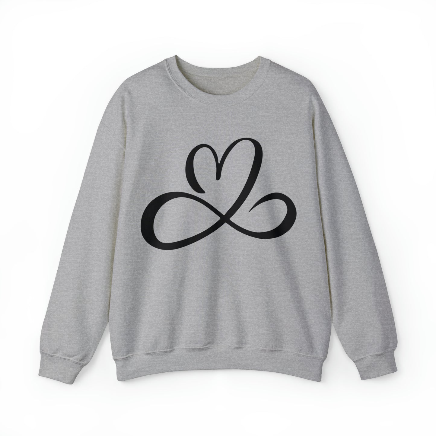 Heart infinity symbol Crewneck Sweatshirt