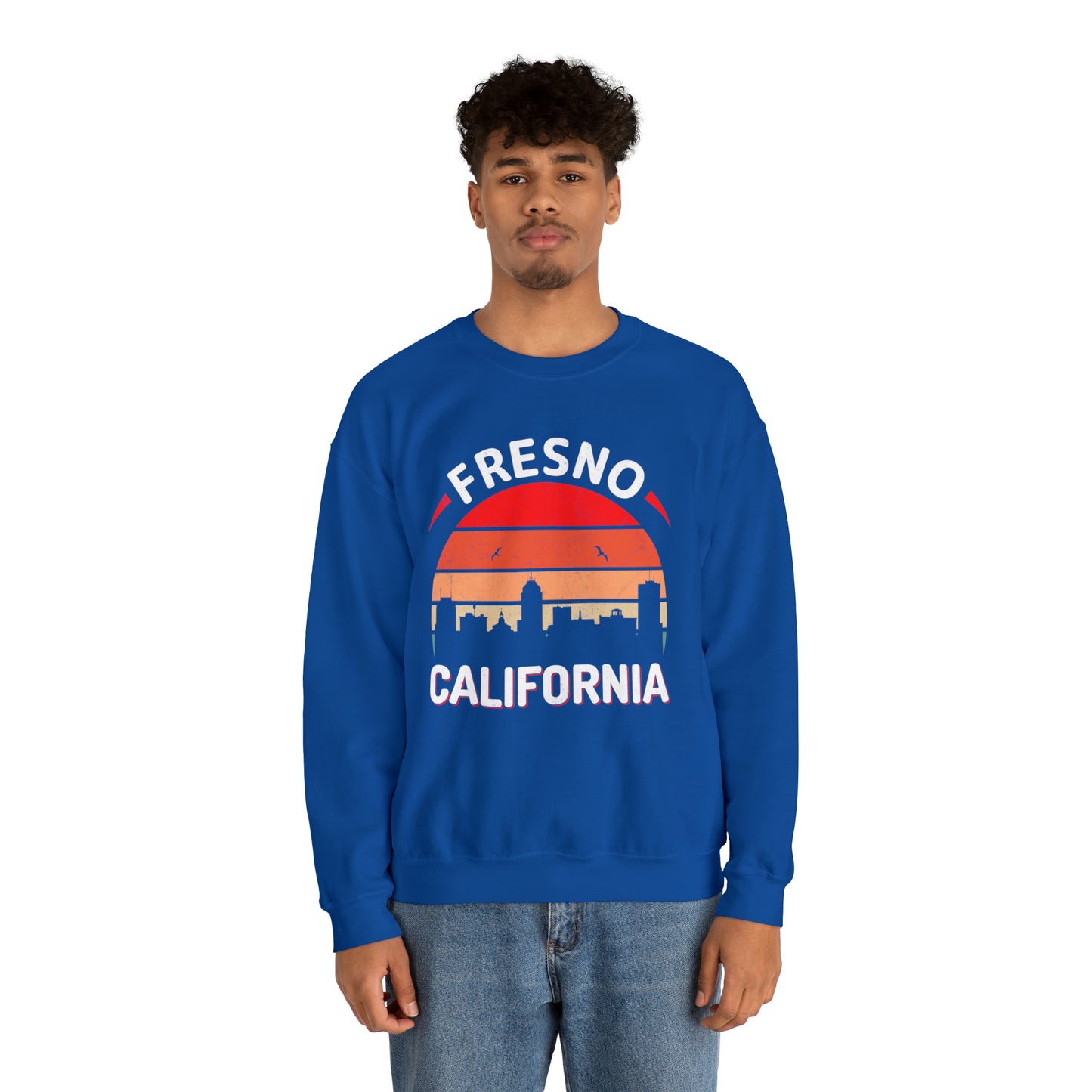 Fresno California vintage Crewneck Sweatshirt