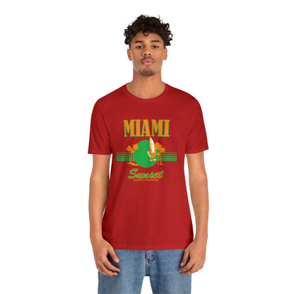 Miami Sunset Beach Paradise T-Shirt