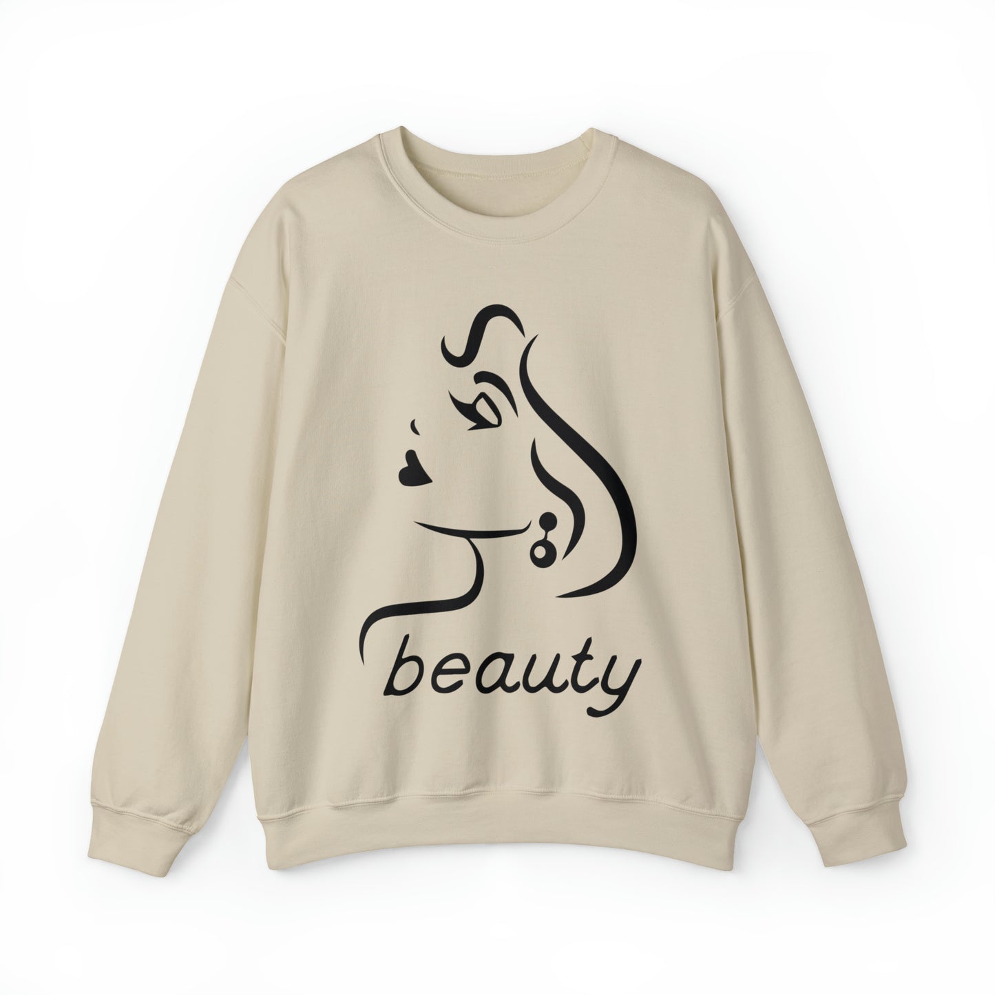 Beauty is woman Crewneck Sweatshirt