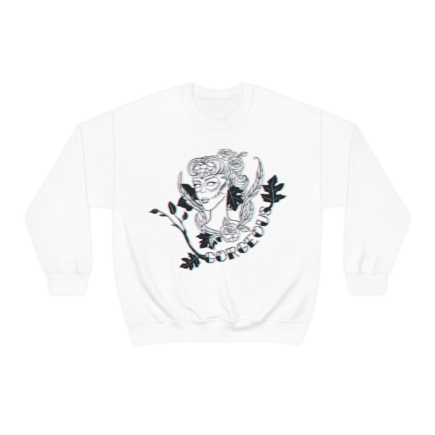 Gorgeous Lady 3D Crewneck Sweatshirt