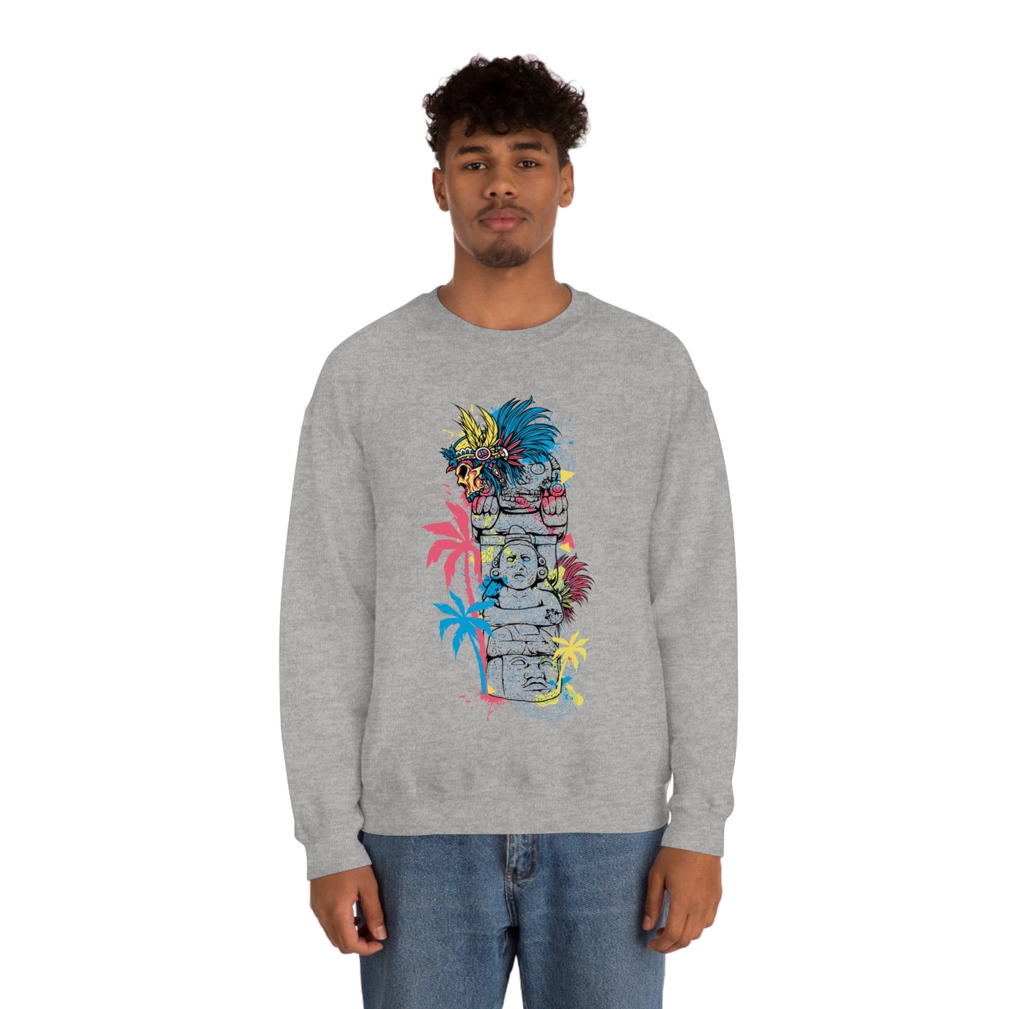 Hawaiian Buddha Crewneck Sweatshirt