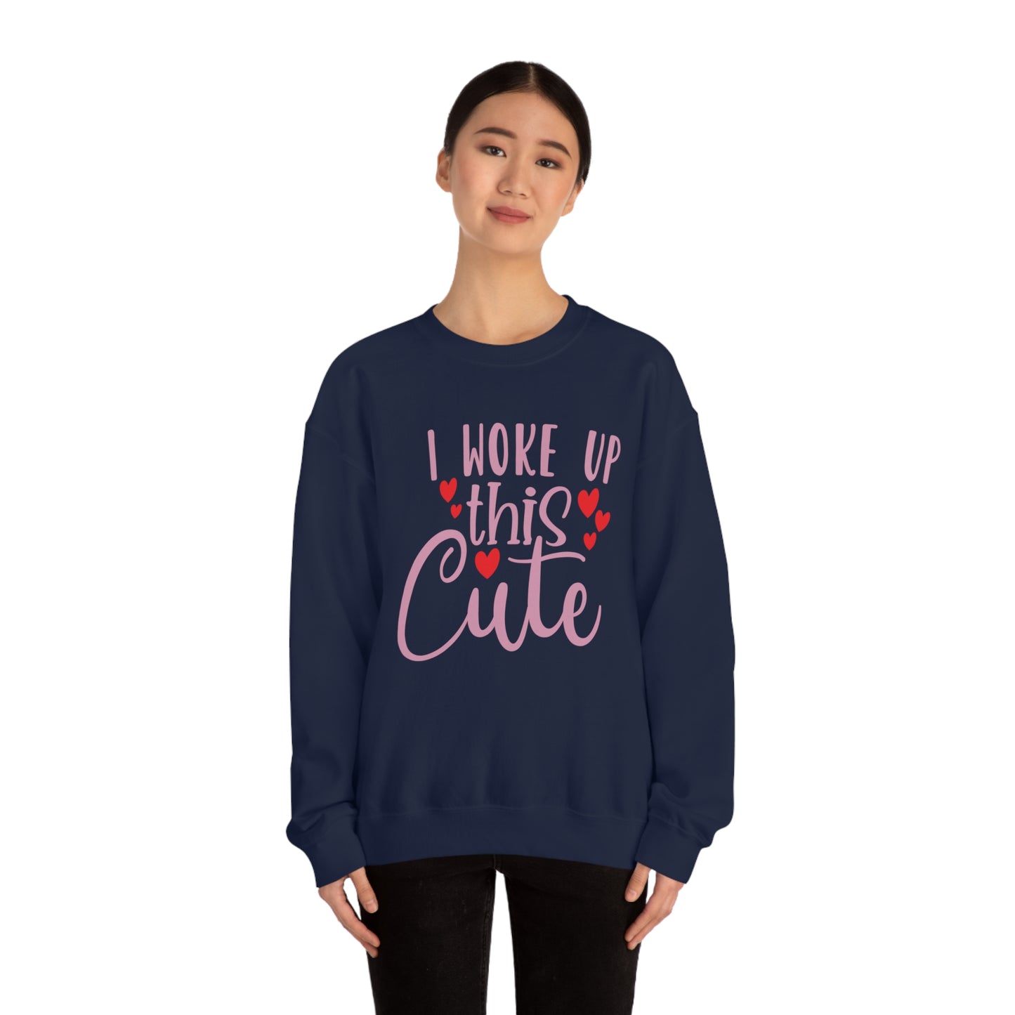 I Woke Up This Cute Crewneck Sweatshirt