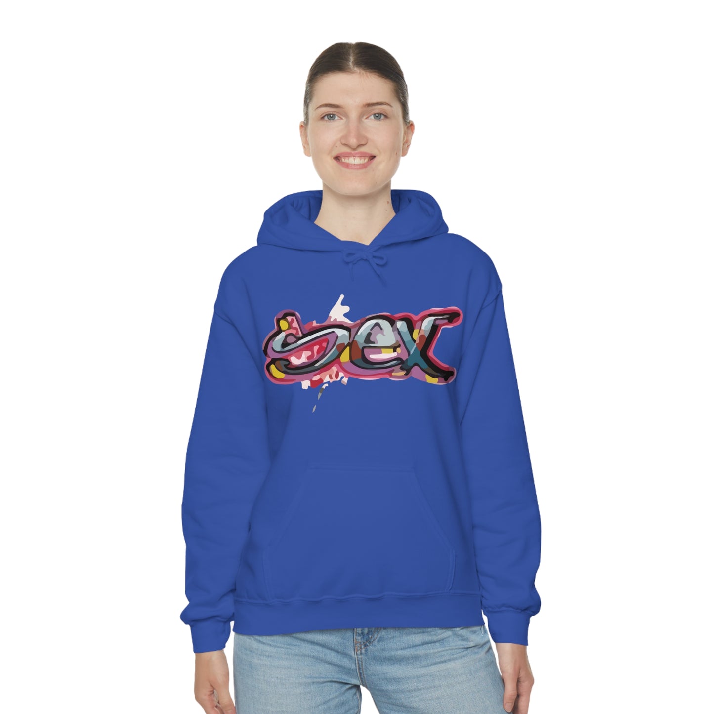 Sex colorful graffiti Hoodie