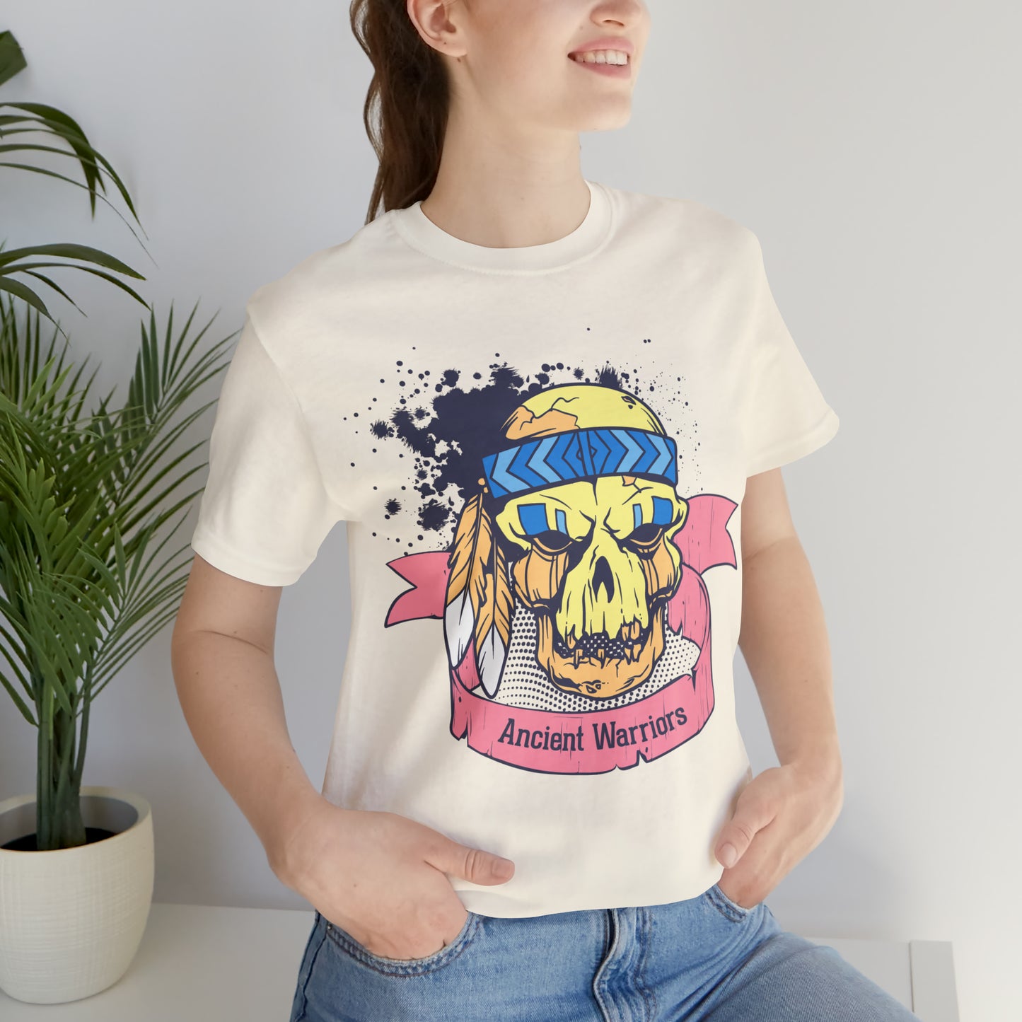 Ancient Warrior Skull Chief T-Shirt