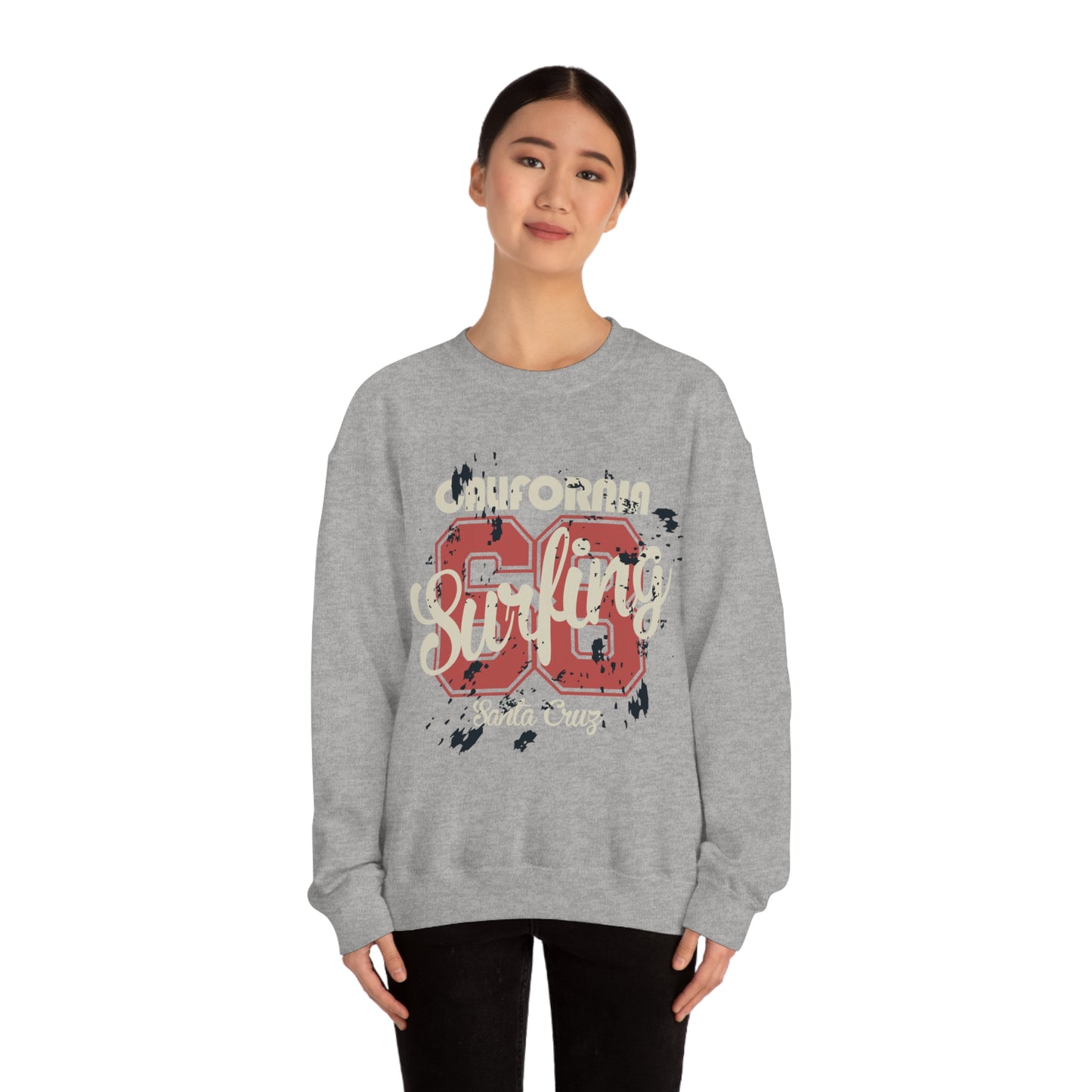 Santa Cruz Surfing Crewneck Sweatshirt