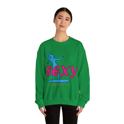 Sexy Surfer Crewneck Sweatshirt