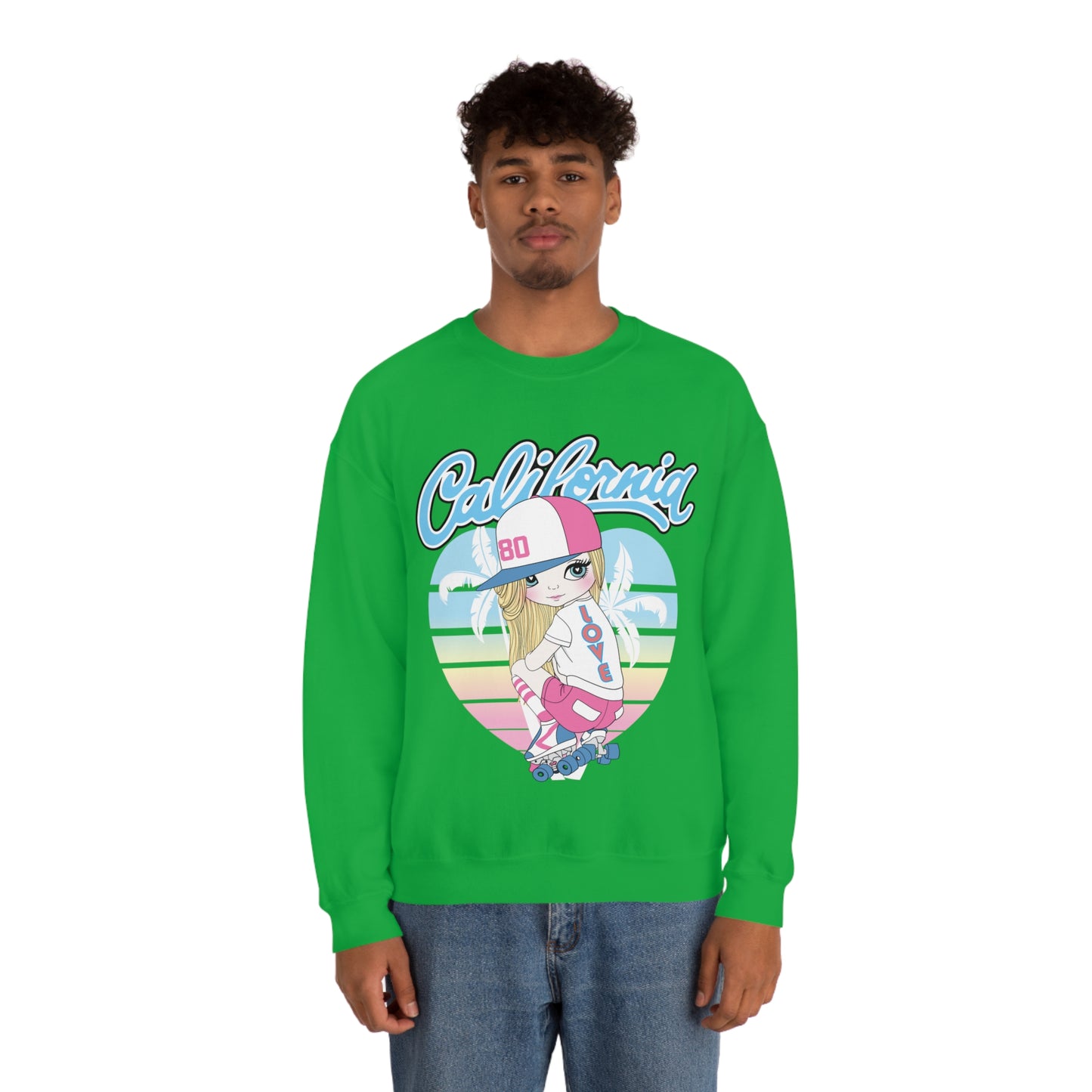 Love for California Crewneck Sweatshirt