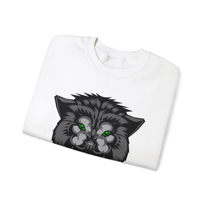 Green eyes wolf Crewneck Sweatshirt