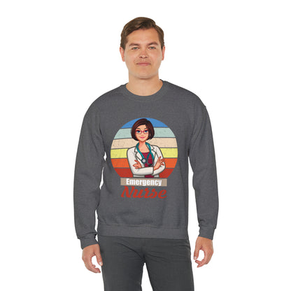 Emergency Nurse Crewneck Sweatshirt