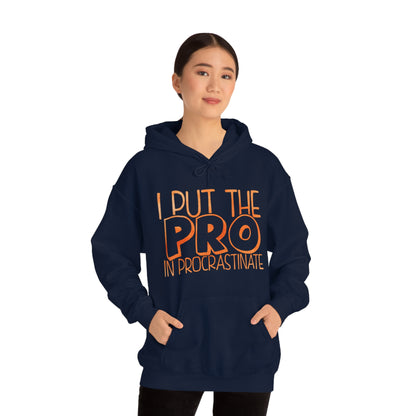 I Put the PRO in Procrastinate Hoodie