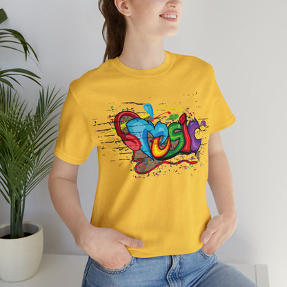 Music colorful graffiti T-Shirt