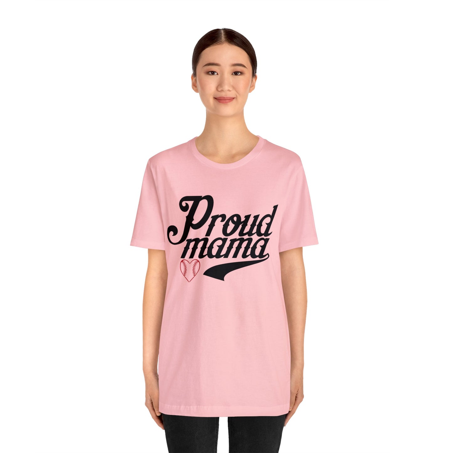 Proud Baseball Mama T-Shirt