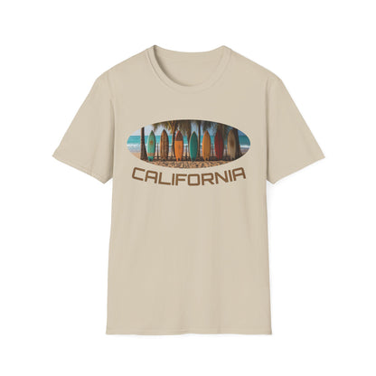 California beautiful surfer beach T-Shirt