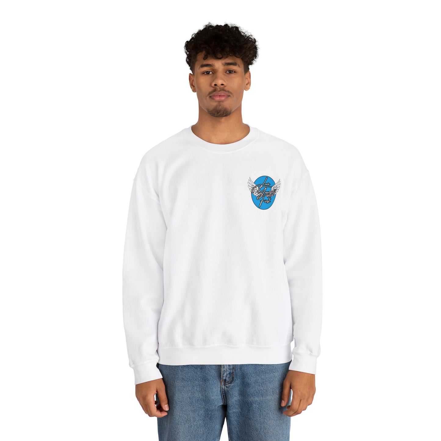 Love yourself first Crewneck Sweatshirt