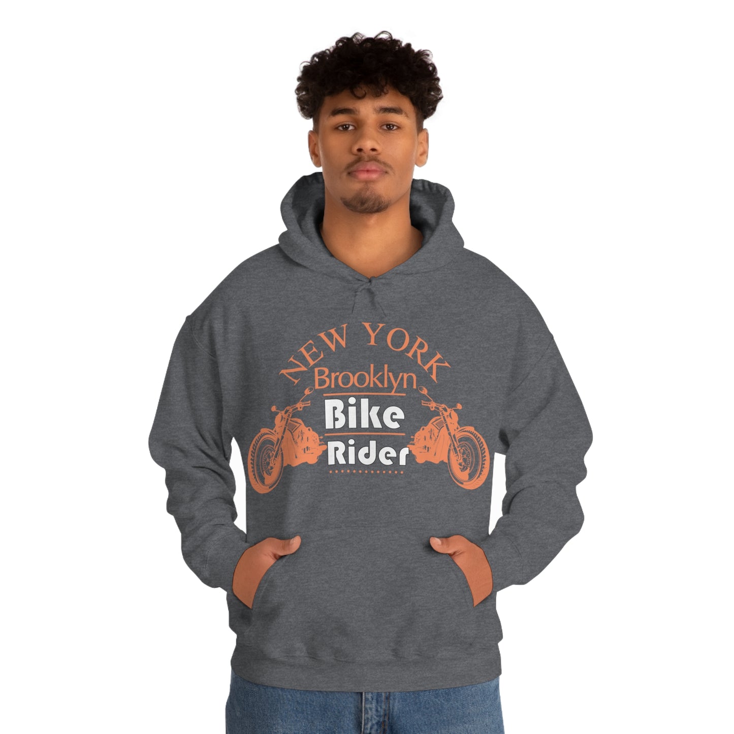 Brooklyn Bike rider Hoodie