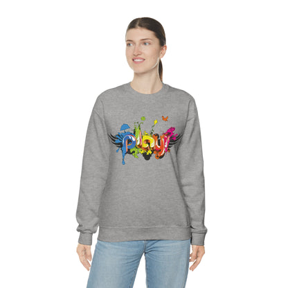 Play colorful graffiti Crewneck Sweatshirt