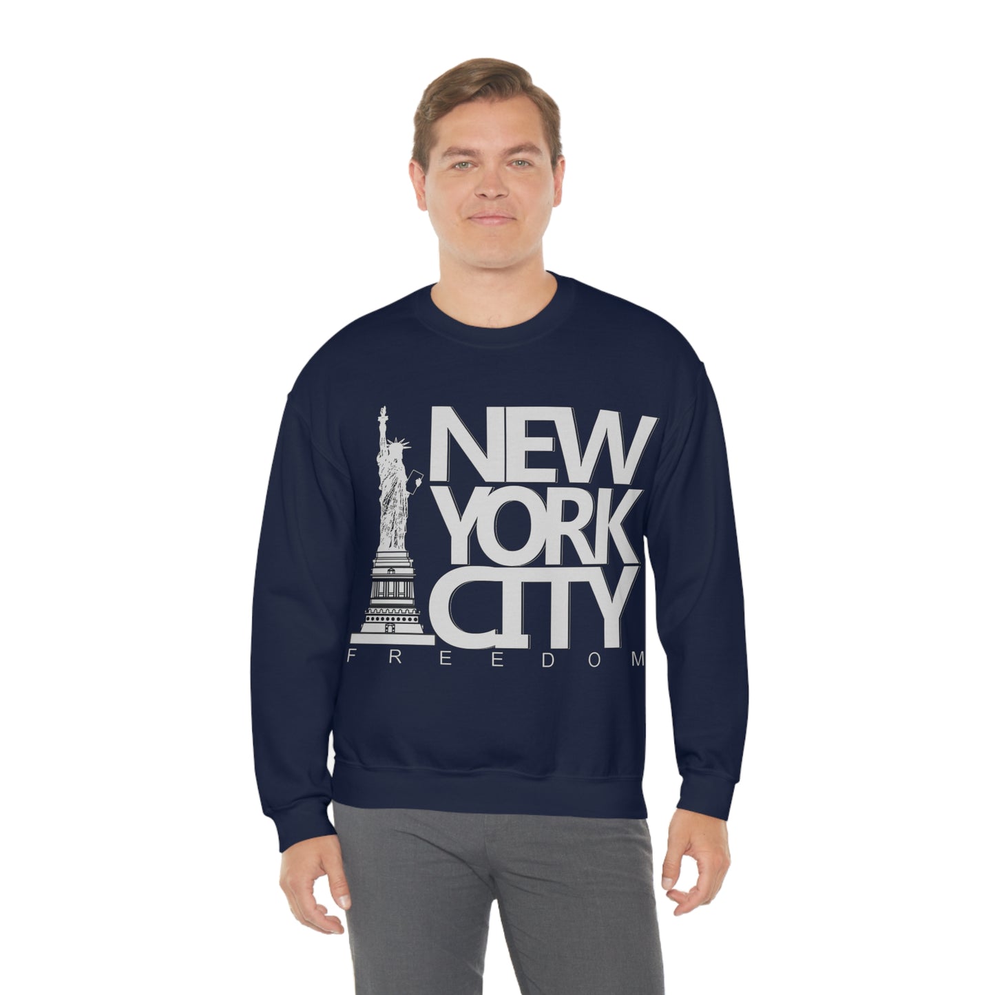 NYC Freedom Tee Crewneck Sweatshirt